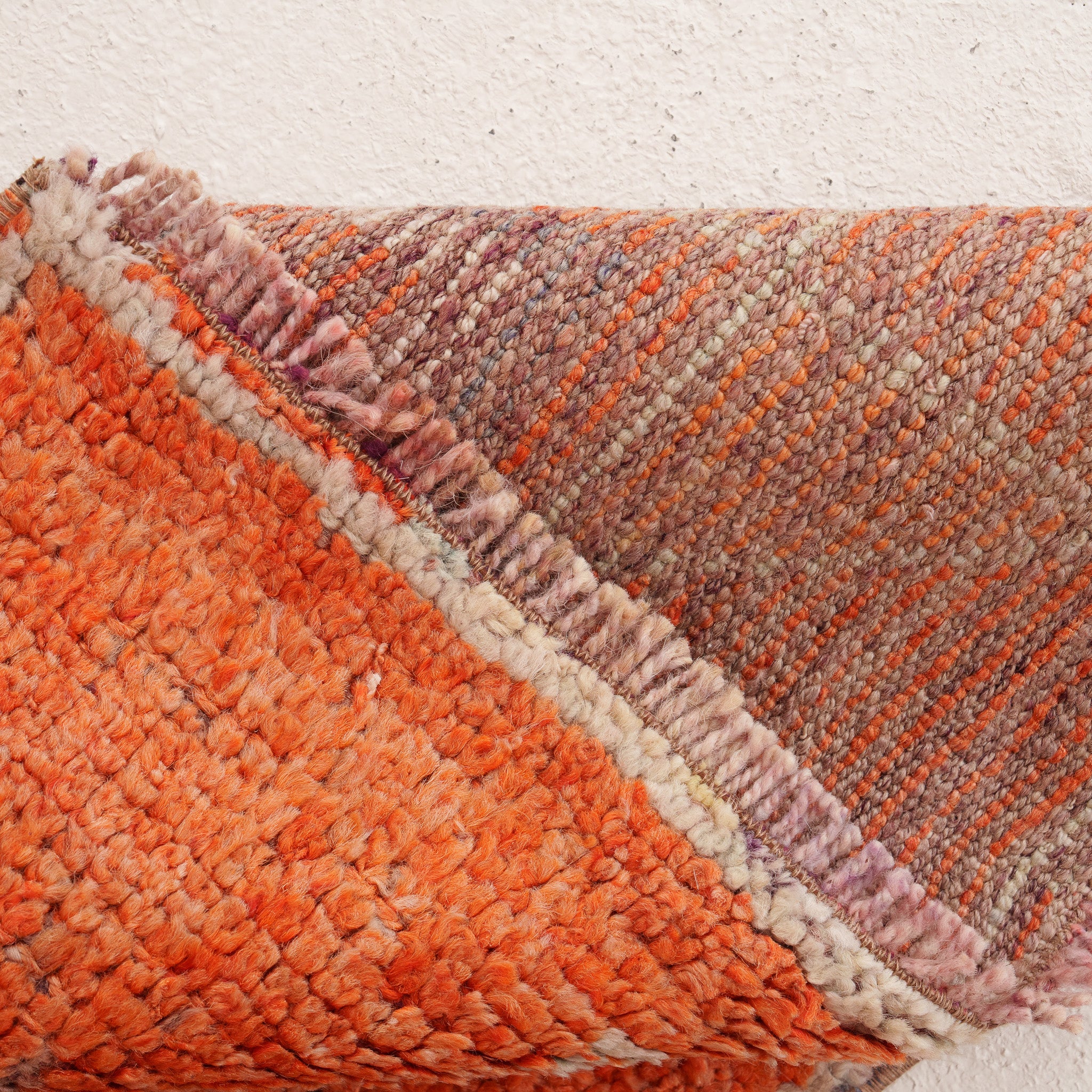 2x9 Orange Runner Rug