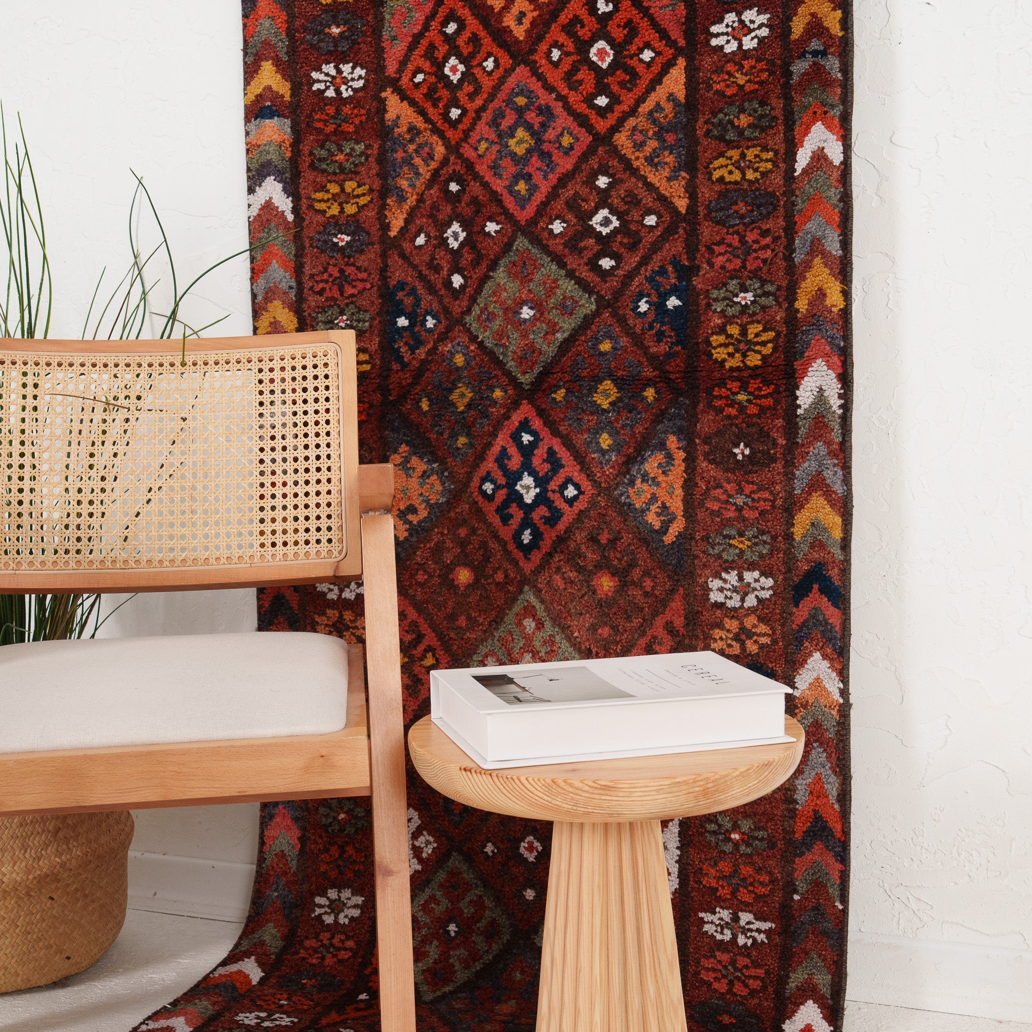 Oriental Brown Runner Rug