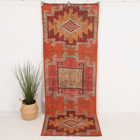 Alevira - Vintage Turkish Runner Rug