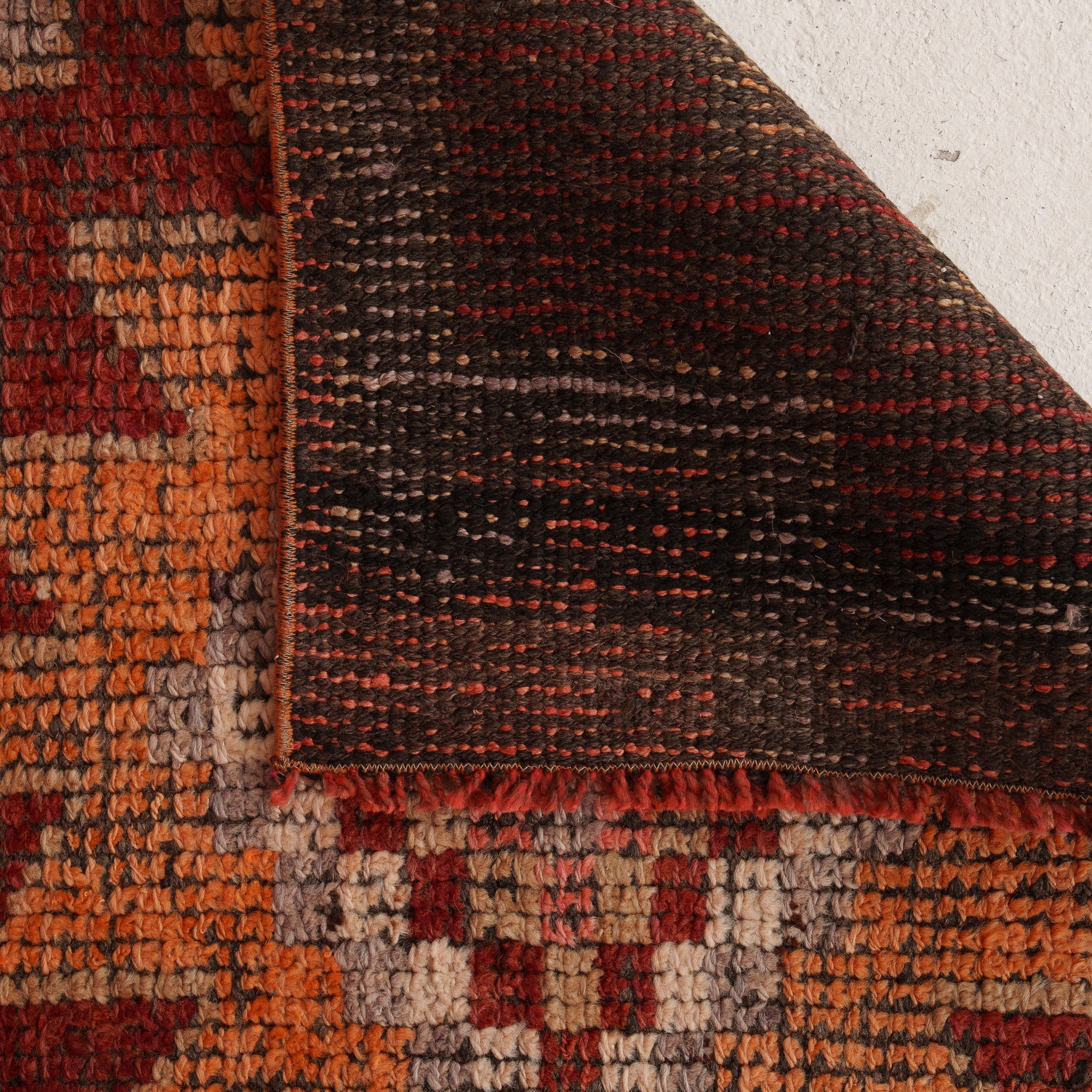 3x9 Orange Runner Rug