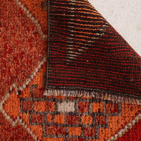 3x8 Red Runner Rug