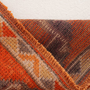 3x12 Orange Runner Rug