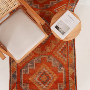 Oriental Orange Runner Rug