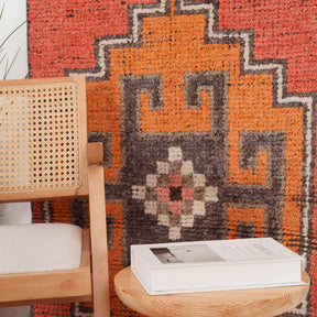 Oriental Orange Runner Rug