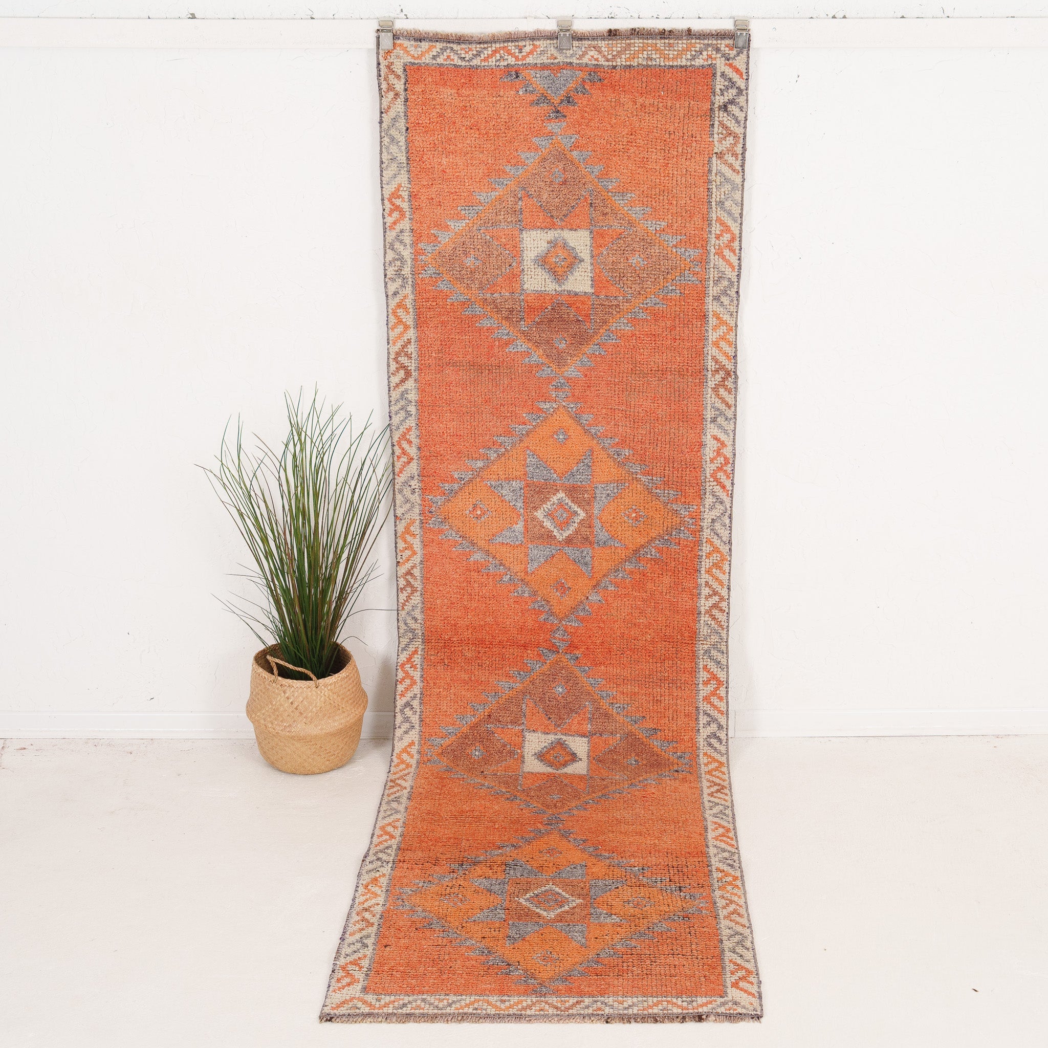 Agilberta - Vintage Turkish Runner Rug