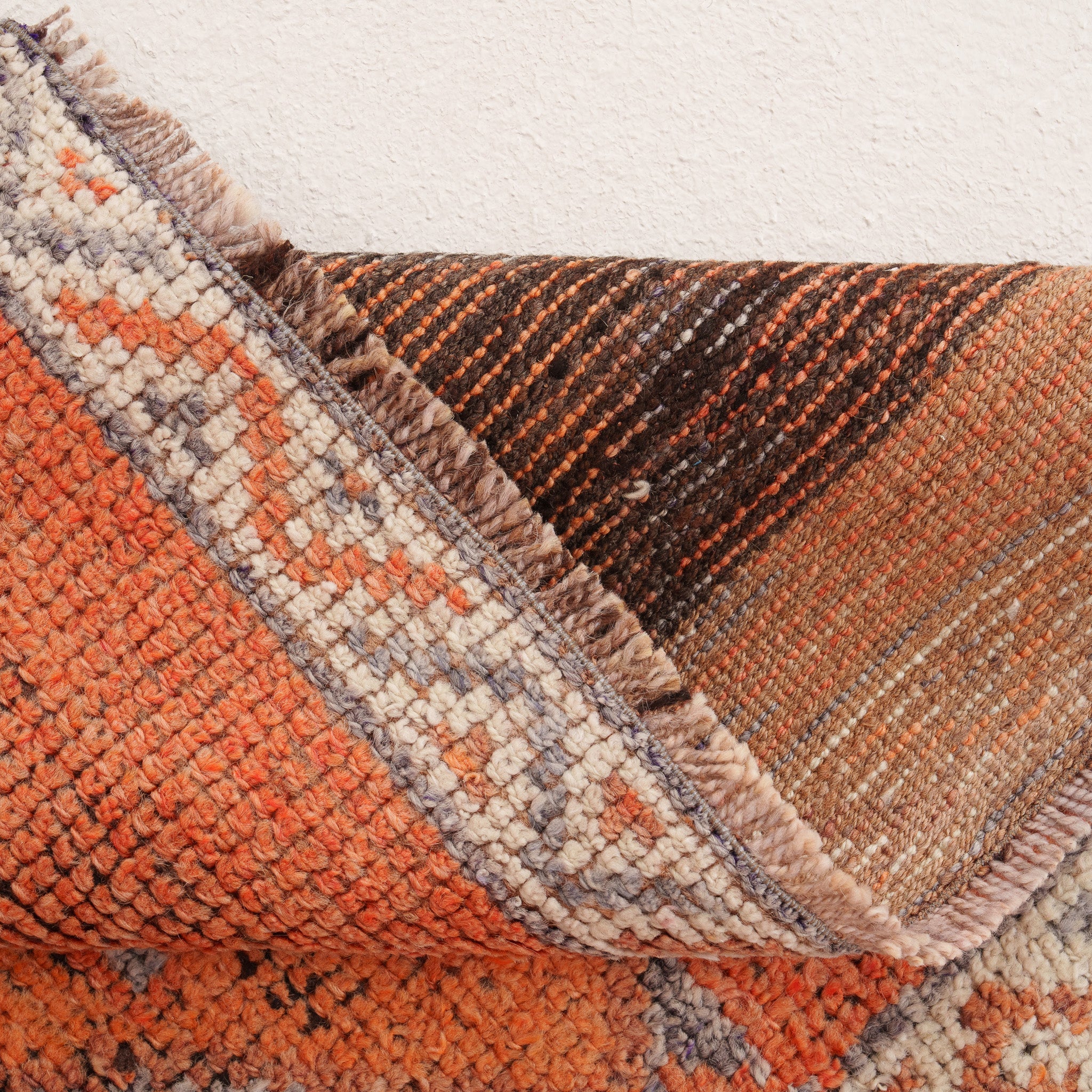 3x10 Orange Runner Rug