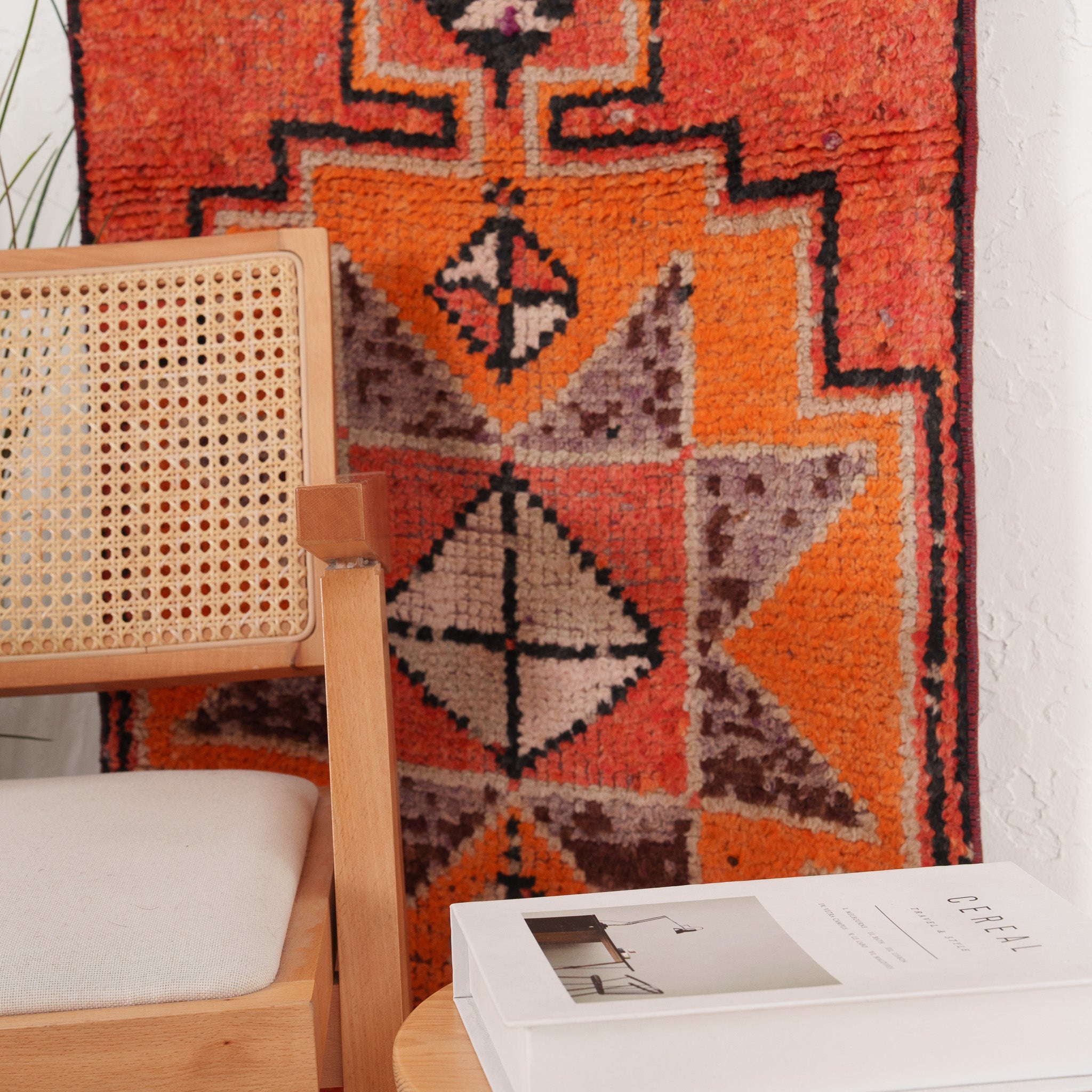 Oriental Orange Area Rug