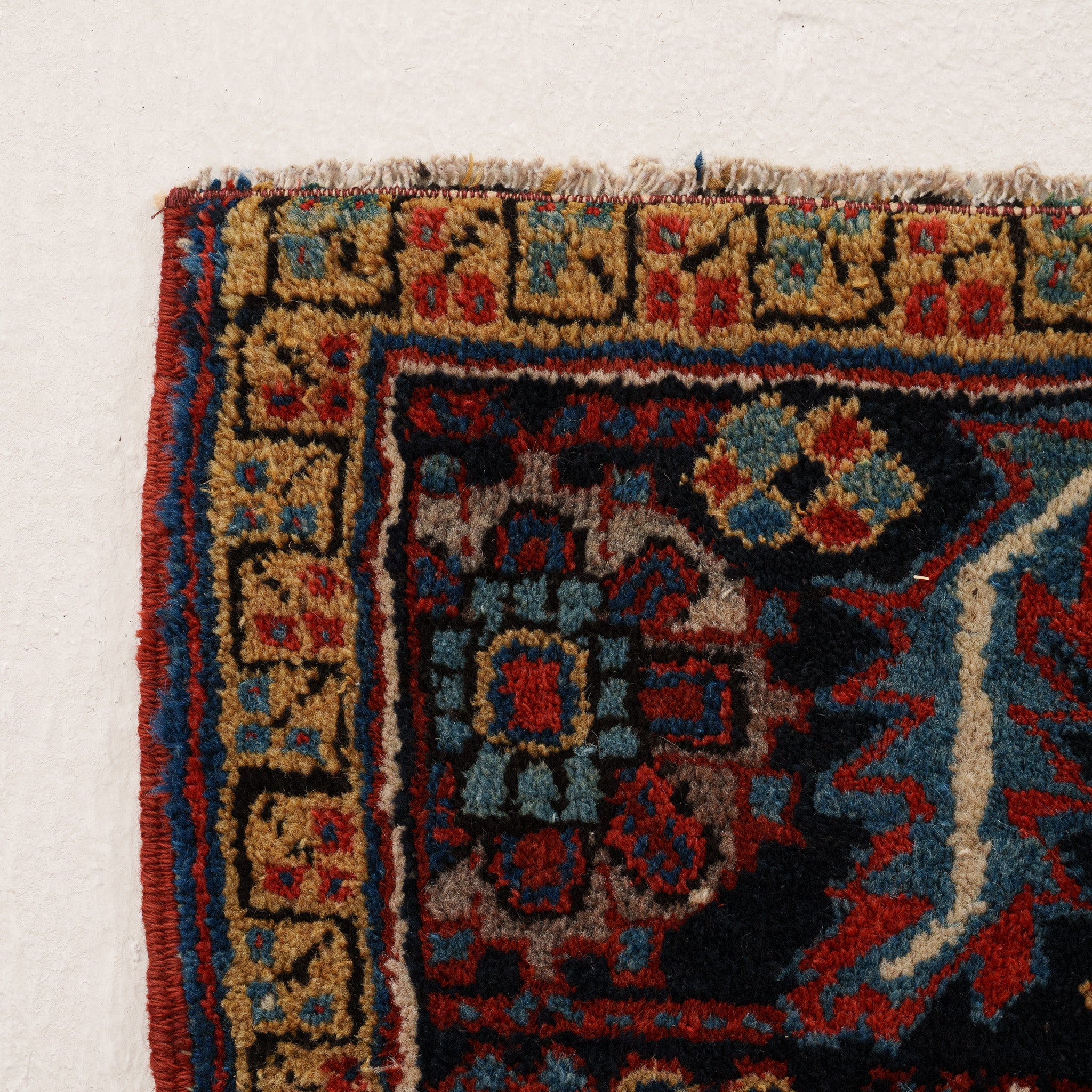 6' x 9' - Vintage Persian Area Rug, Red - Adezza | Kuden Rugs
