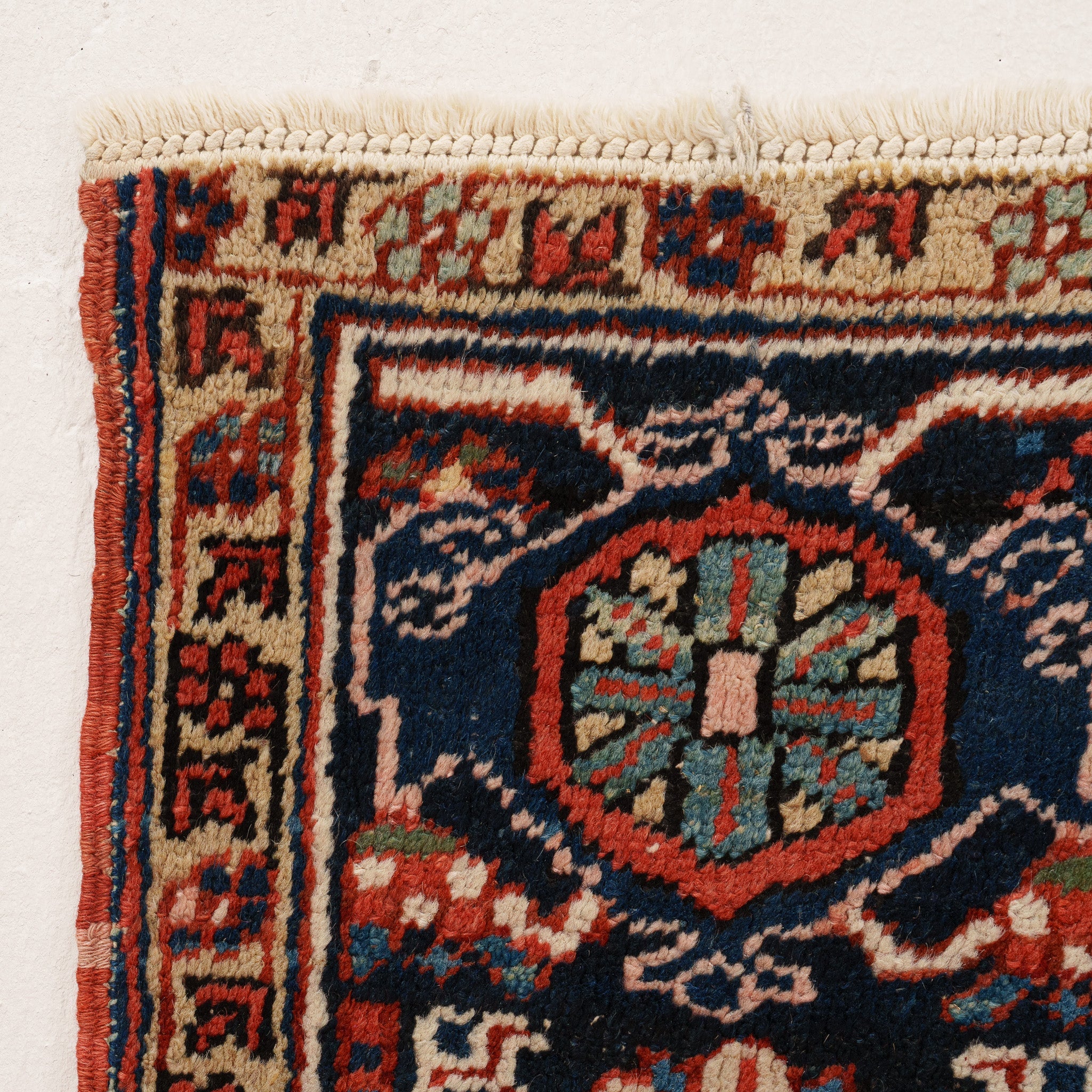 8' x 10' - Vintage Persian Area Rug, Red - Aisa | Kuden Rugs