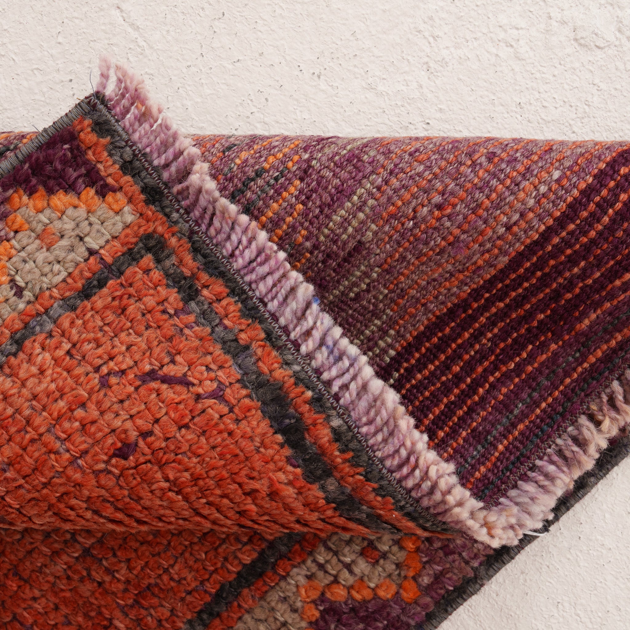 2x9 Orange Runner Rug