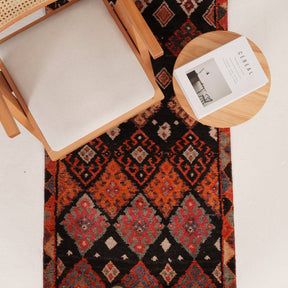 Oriental Brown Runner Rug