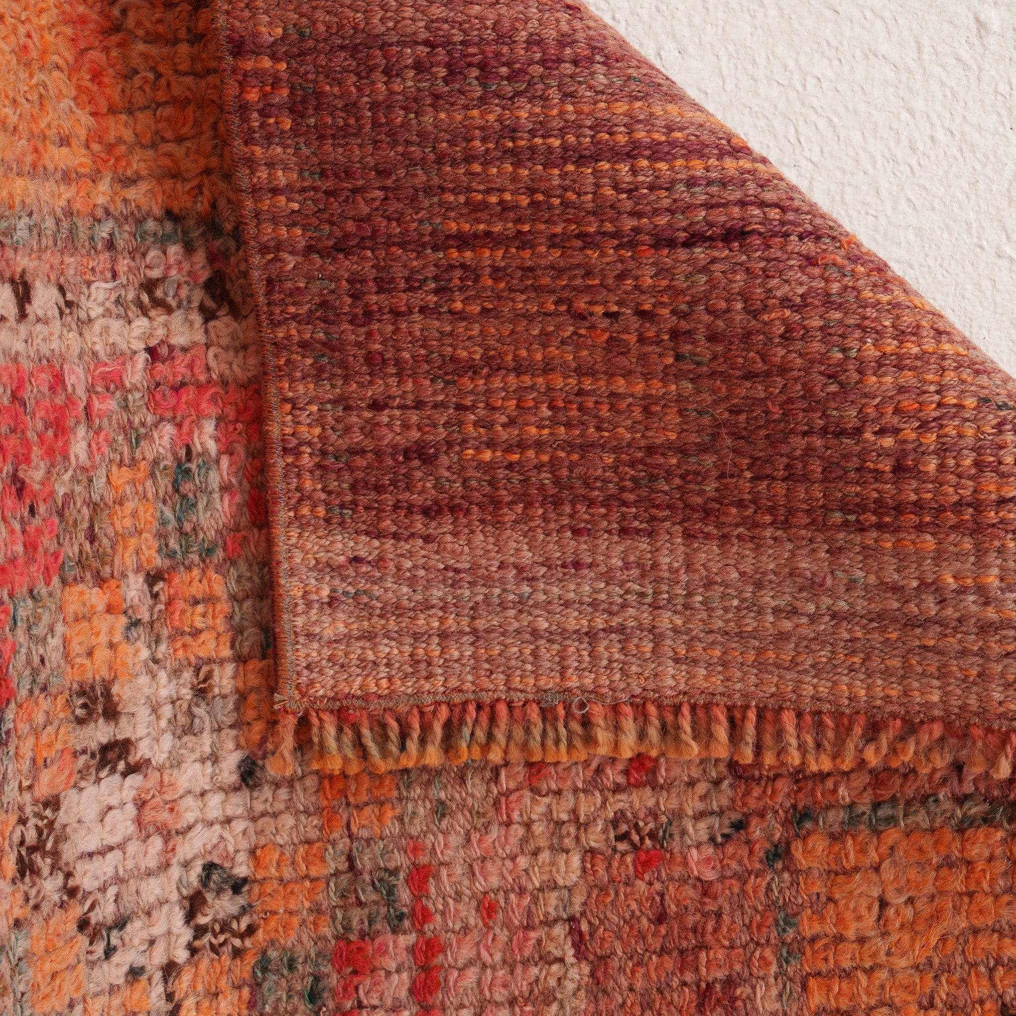 3x8 Orange Runner Rug
