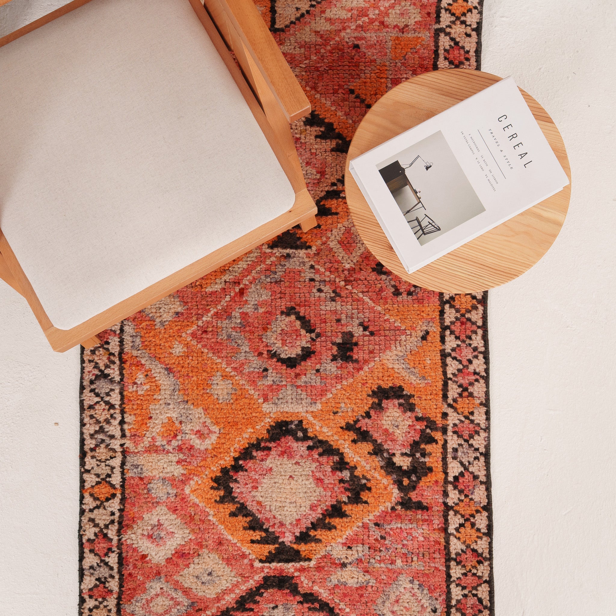 Oriental Pink Runner Rug