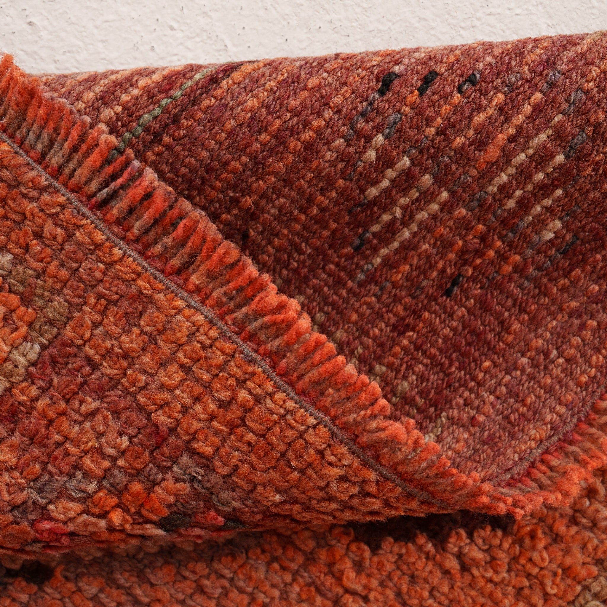 3x8 Orange Runner Rug