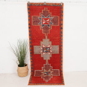 Adowa - Vintage Turkish Runner Rug