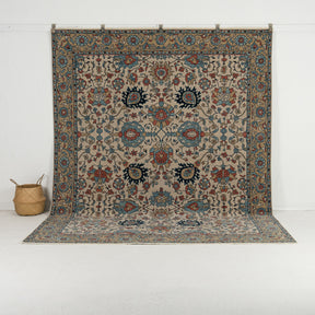 beige vintage 8x10 area rug - perfect for the living room, bedroom, dining room, office