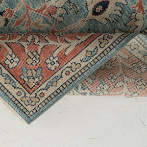 8x10 area rug with beautiful blue hues, from turkish