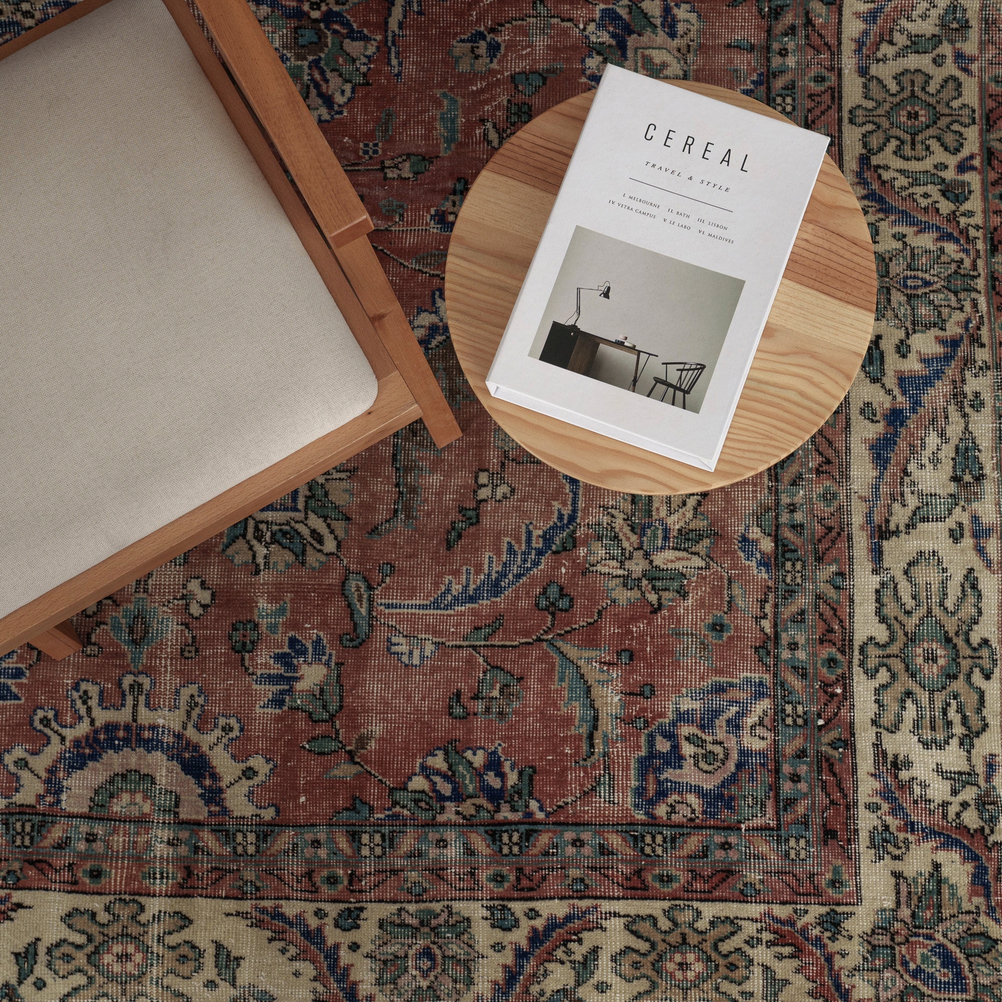 Kalina - Vintage Persian Rug, Handwoven Masterpiece