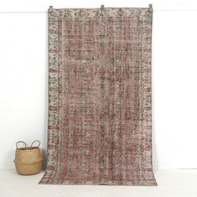 pink vintage 4x8 area rug - perfect for the living room, bedroom, entryway, office, kitchen & dining