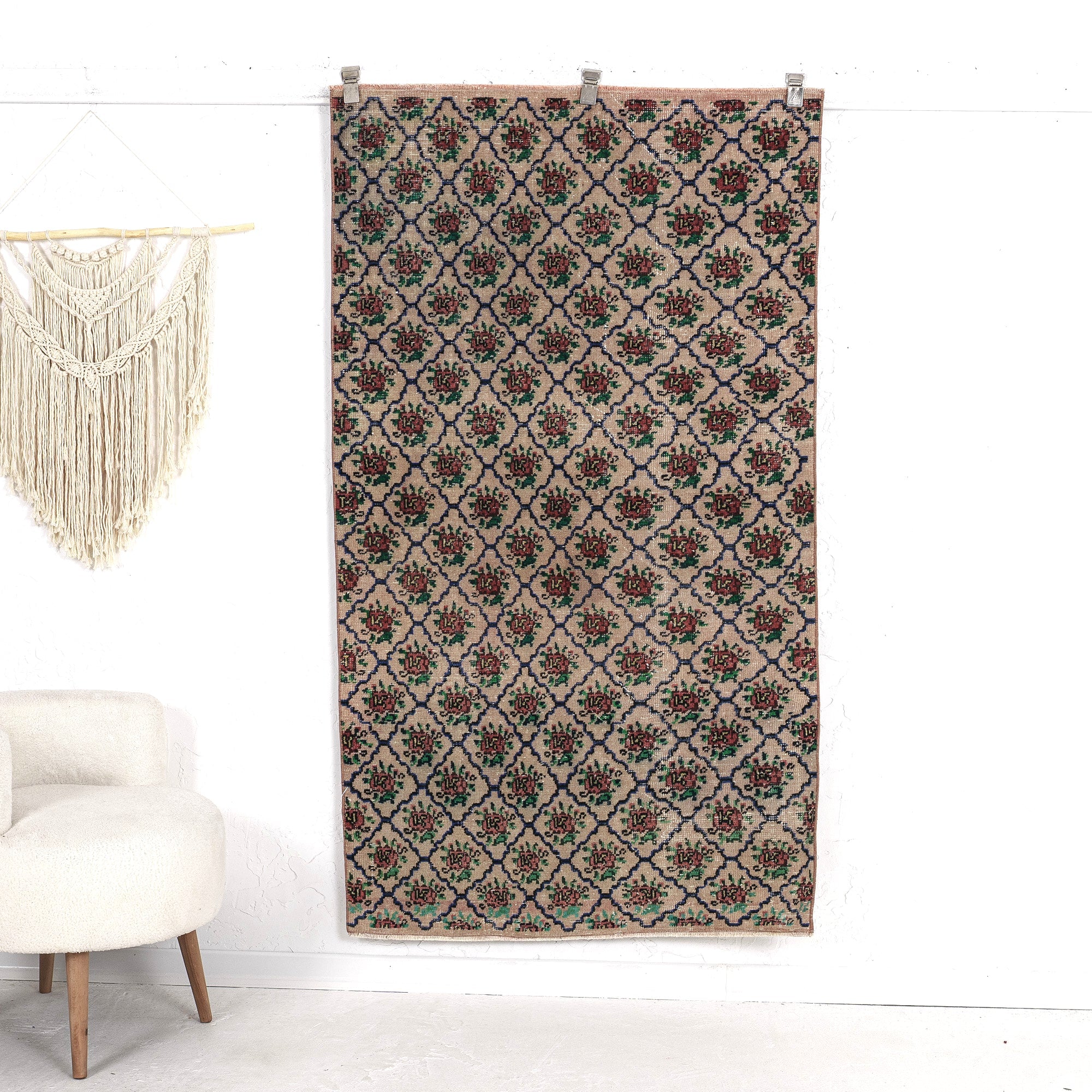 Lexine - Vintage Persian Rug, Handwoven Masterpiece
