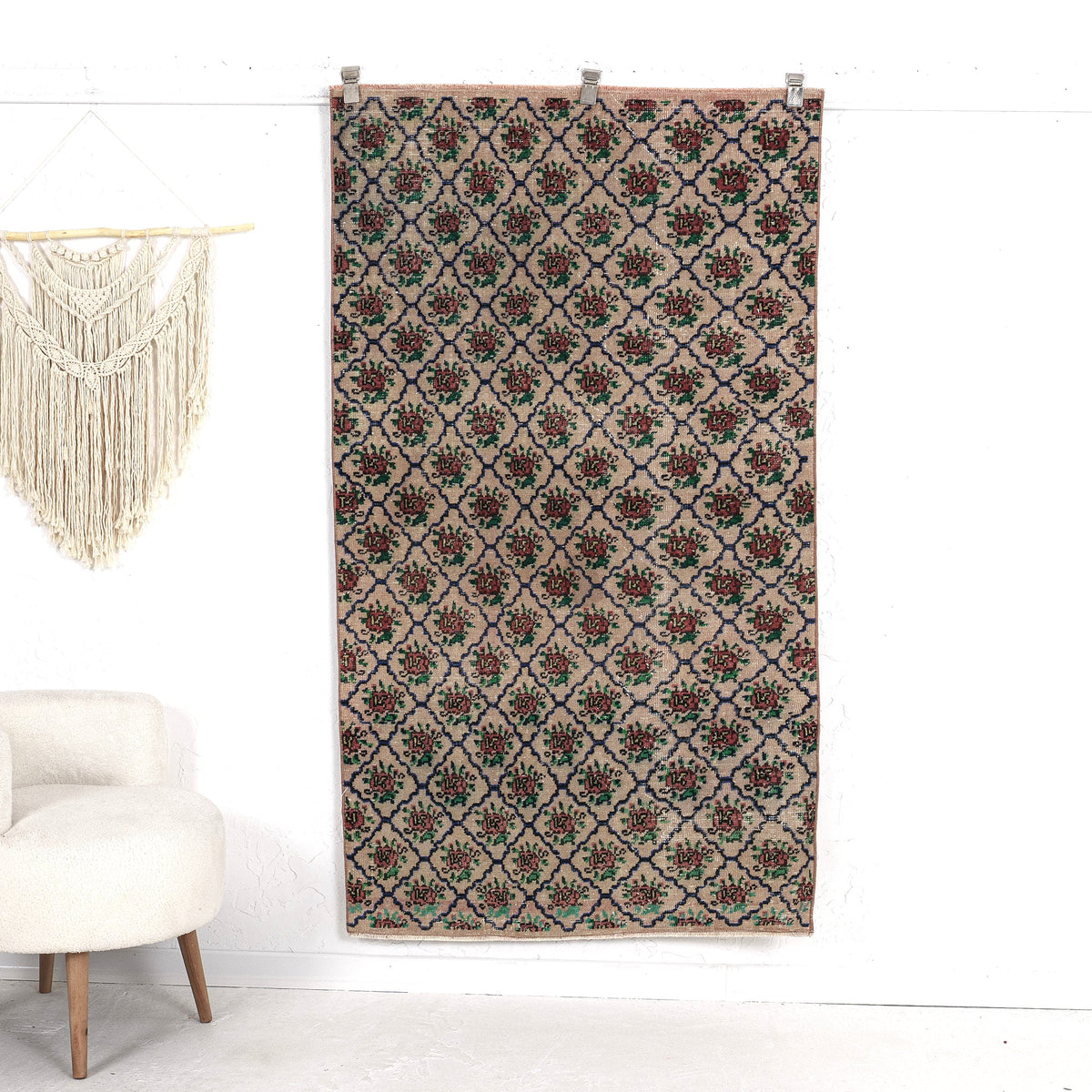 Lexine - Vintage Persian Rug, Handwoven Masterpiece