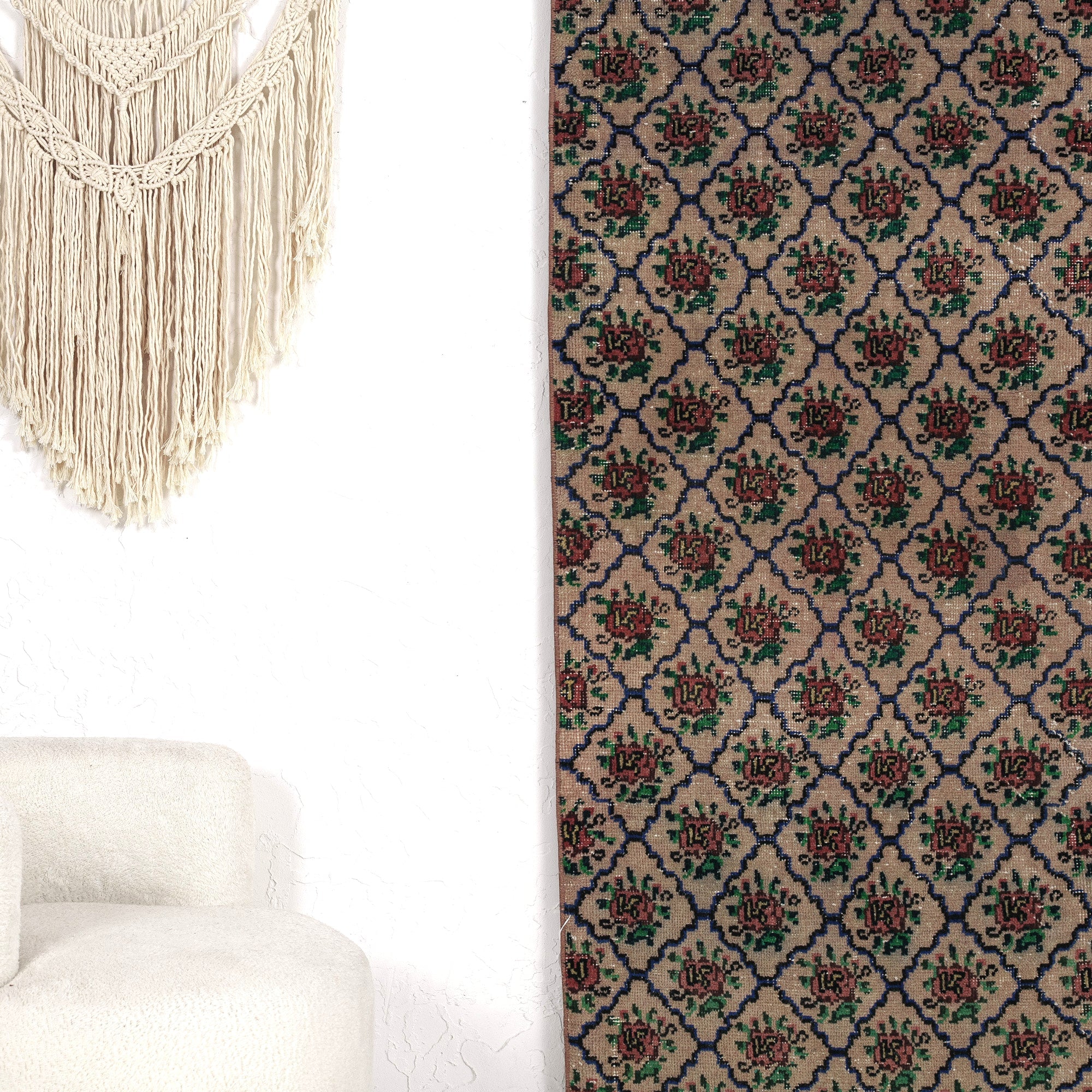 Lexine - Turkish Rug, Vintage Charm for Modern Spaces