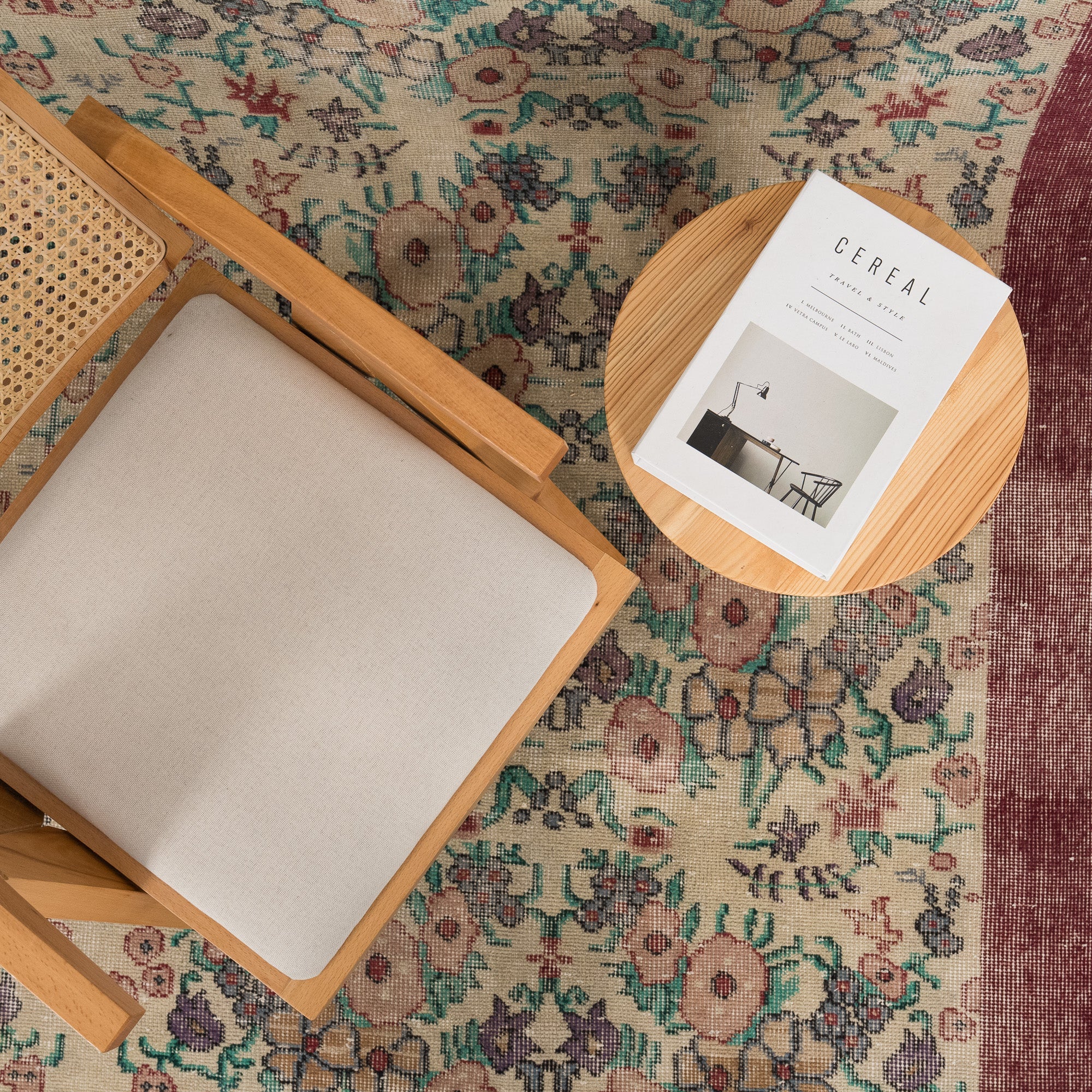 Thalirae - Vintage Turkish Area Rug