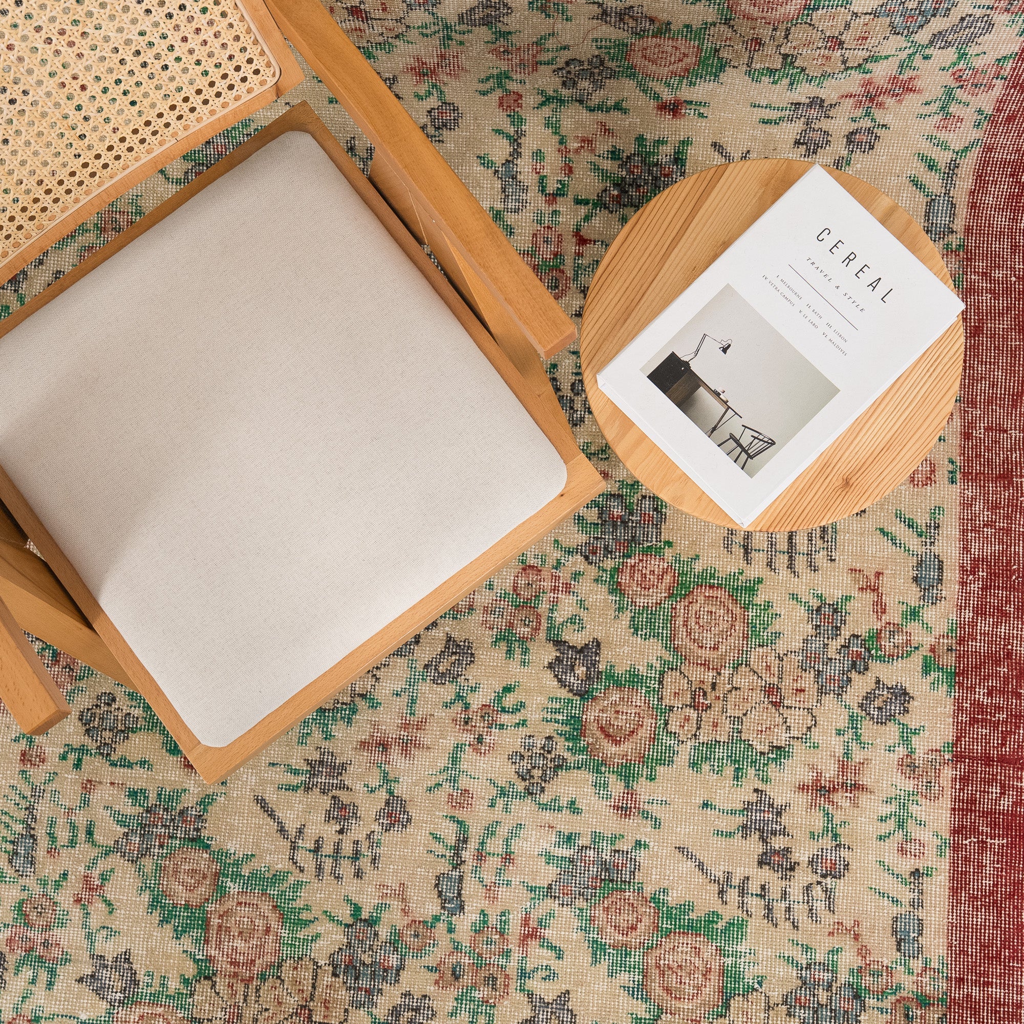 Aerivelle - Vintage Turkish Area Rug