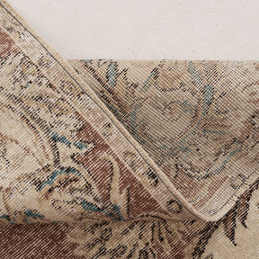 Floral 6x11 Red Rug