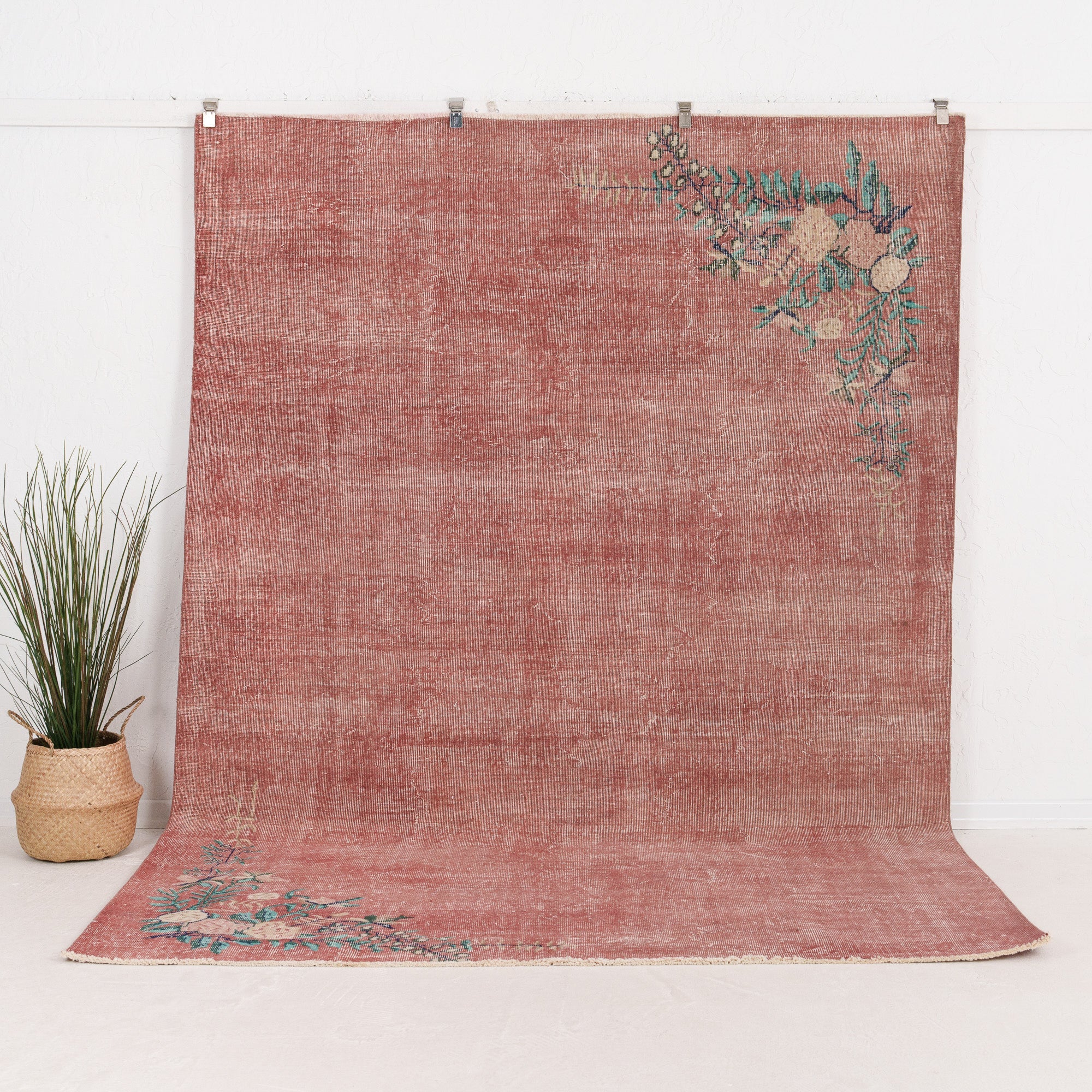 Large Blue Antique Rug