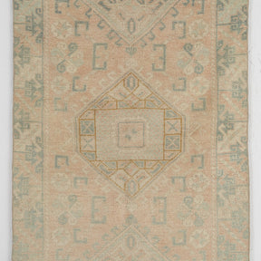 Handmade 4x6 accent rug in beige, ideal for a cozy bedroom, entryway, living room, nursery, office