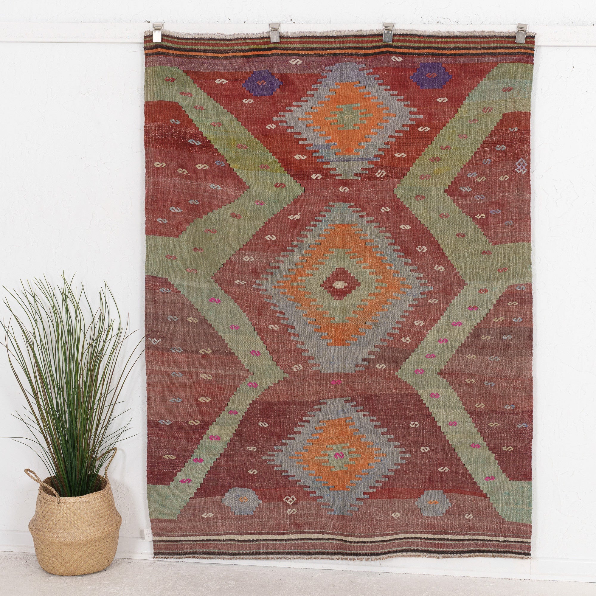 Qaelinis - Vintage Turkish Small Rug