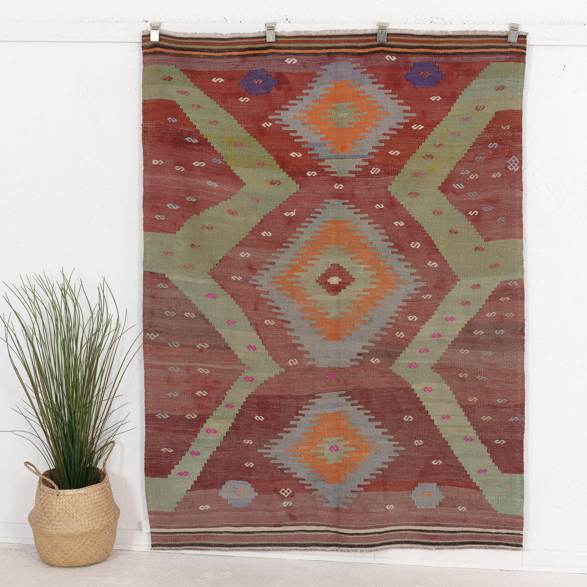 Qaelinis - Vintage Turkish Small Rug