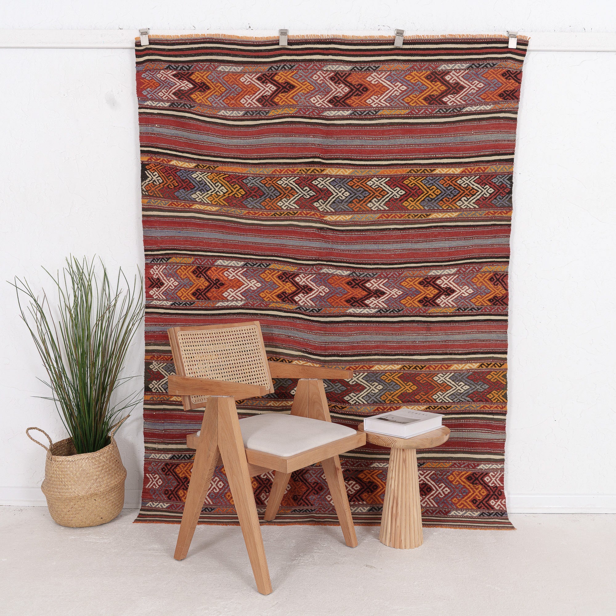 Naelisess - Vintage Turkish Small Rug