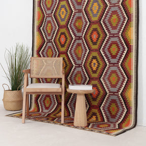 Qaelina - Vintage Turkish Small Rug