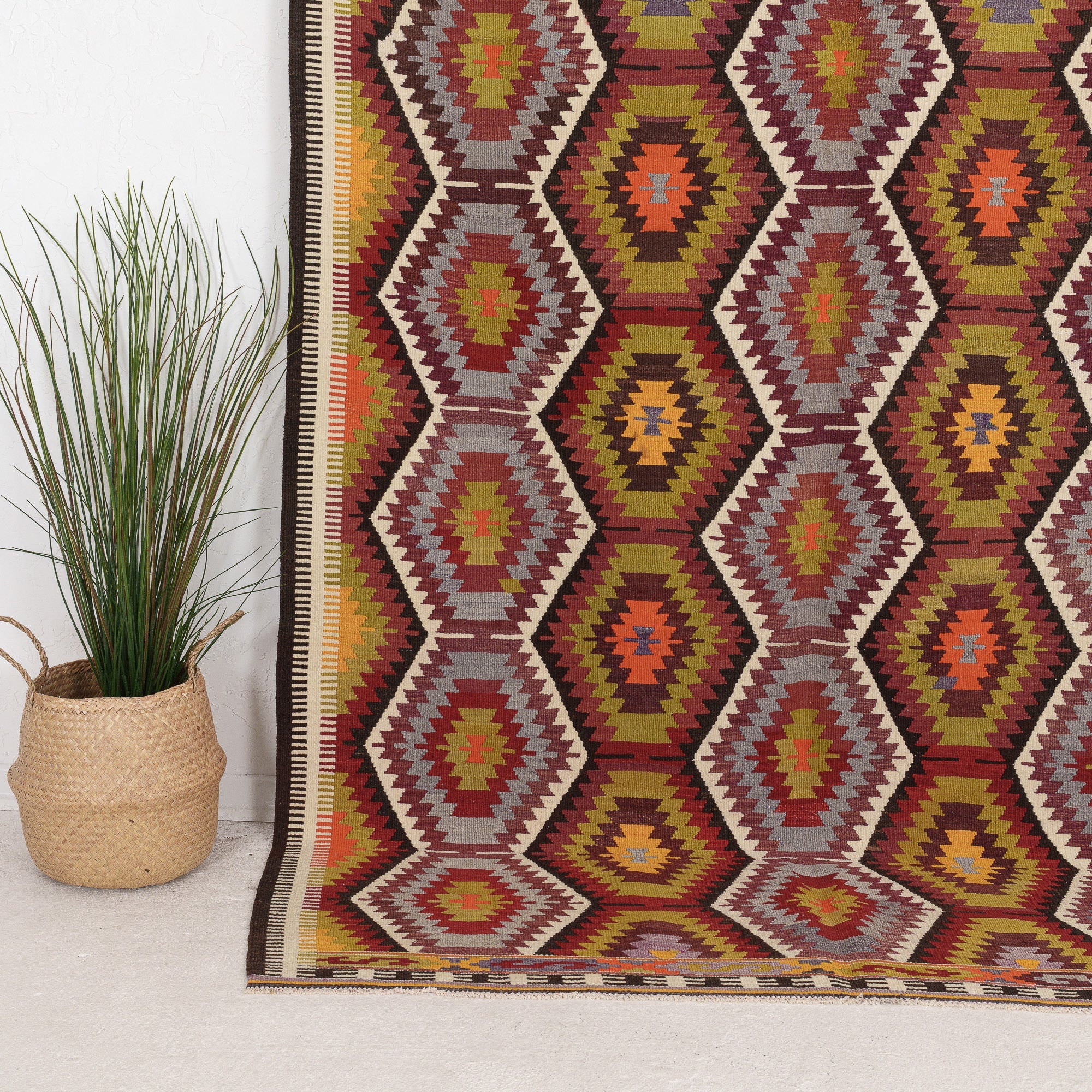 Qaelina - Vintage Turkish Small Rug