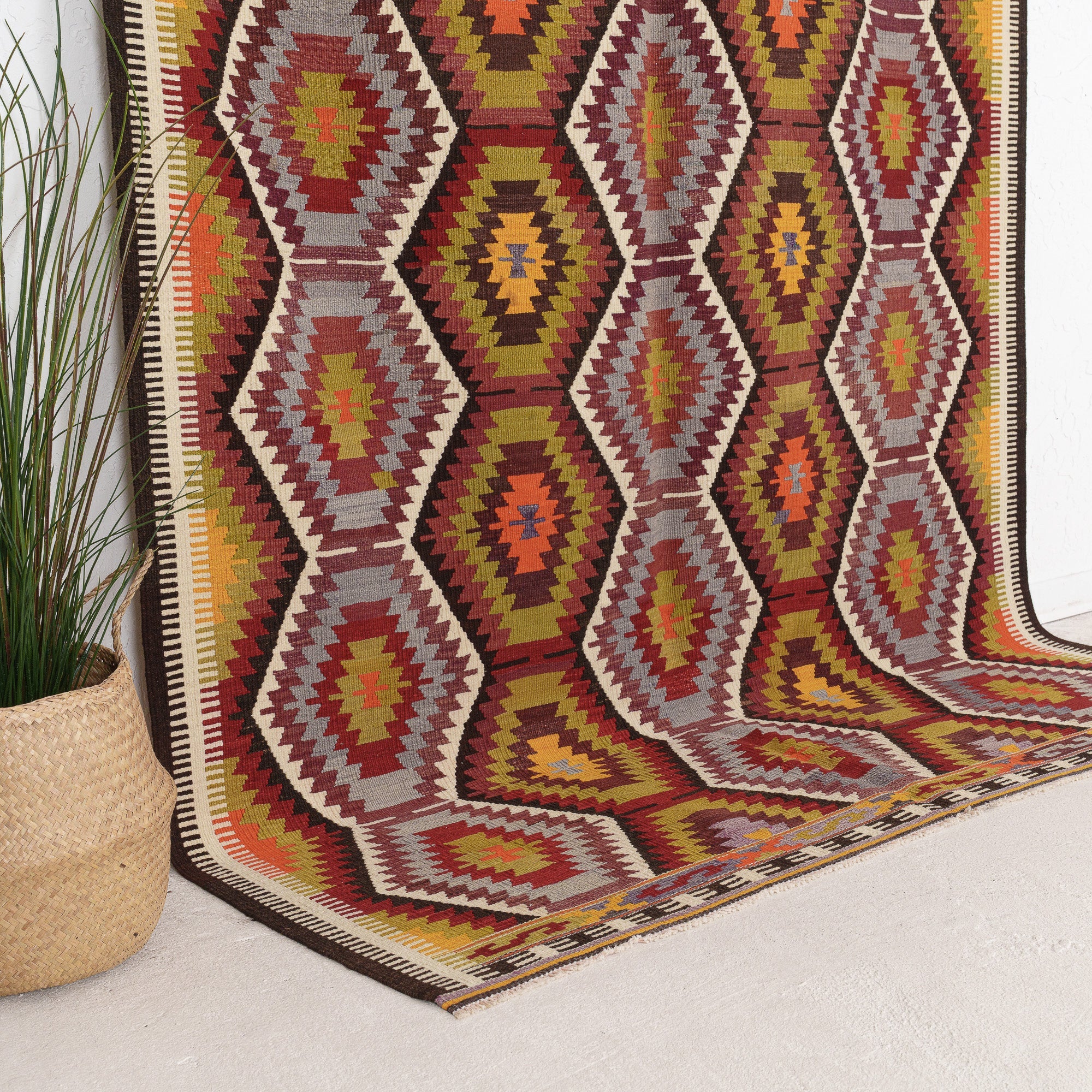 Qaelina - Vintage Turkish Small Rug