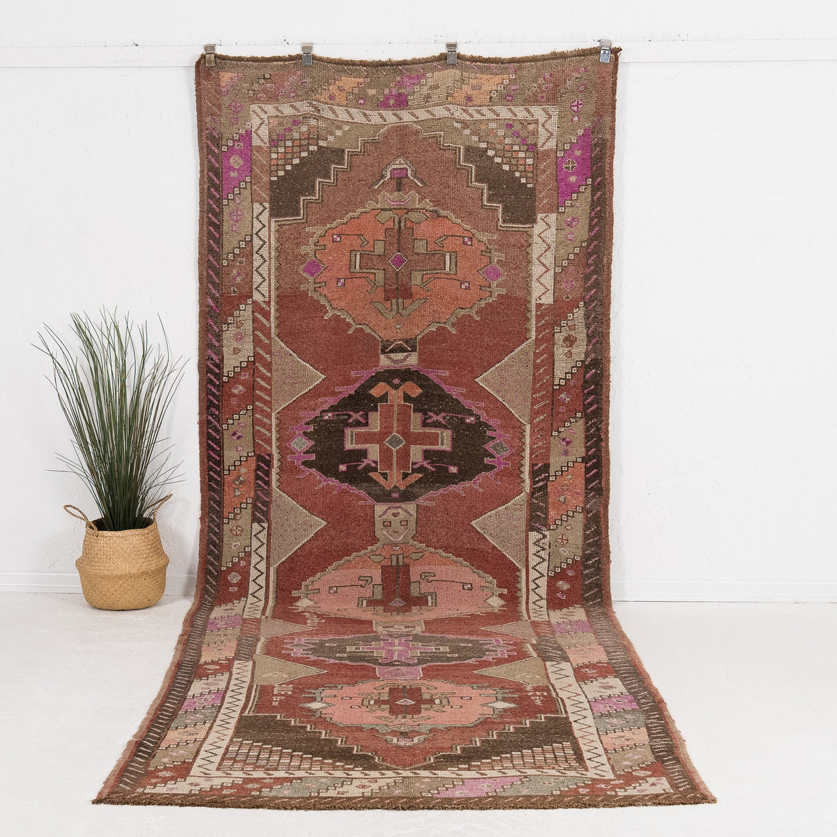 Sorelyra - Vintage Turkish Runner Rug