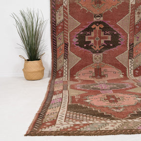 Sorelyra - Vintage Turkish Runner Rug