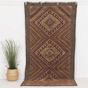 Urieline - Vintage Turkish Small Rug