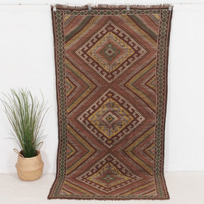 Urieline - Vintage Turkish Small Rug