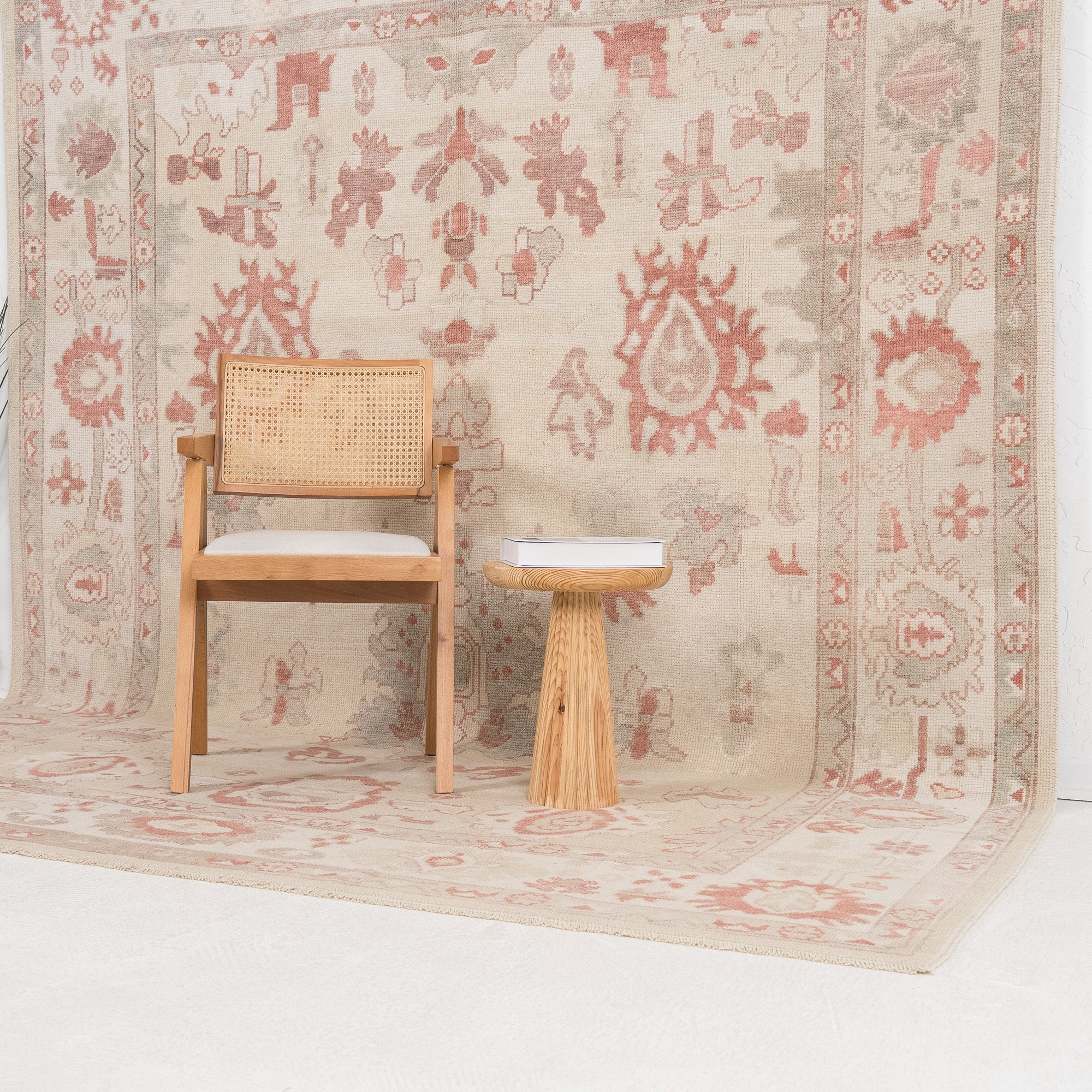 Roselyra - Vintage Turkish Area Rug