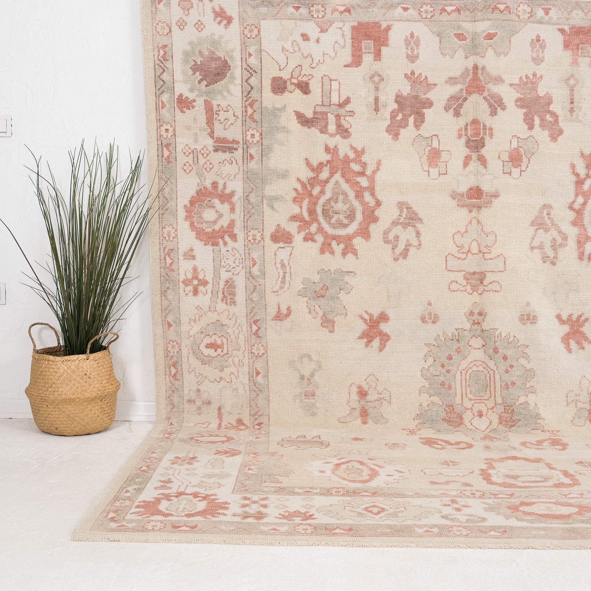 Roselyra - Vintage Turkish Area Rug