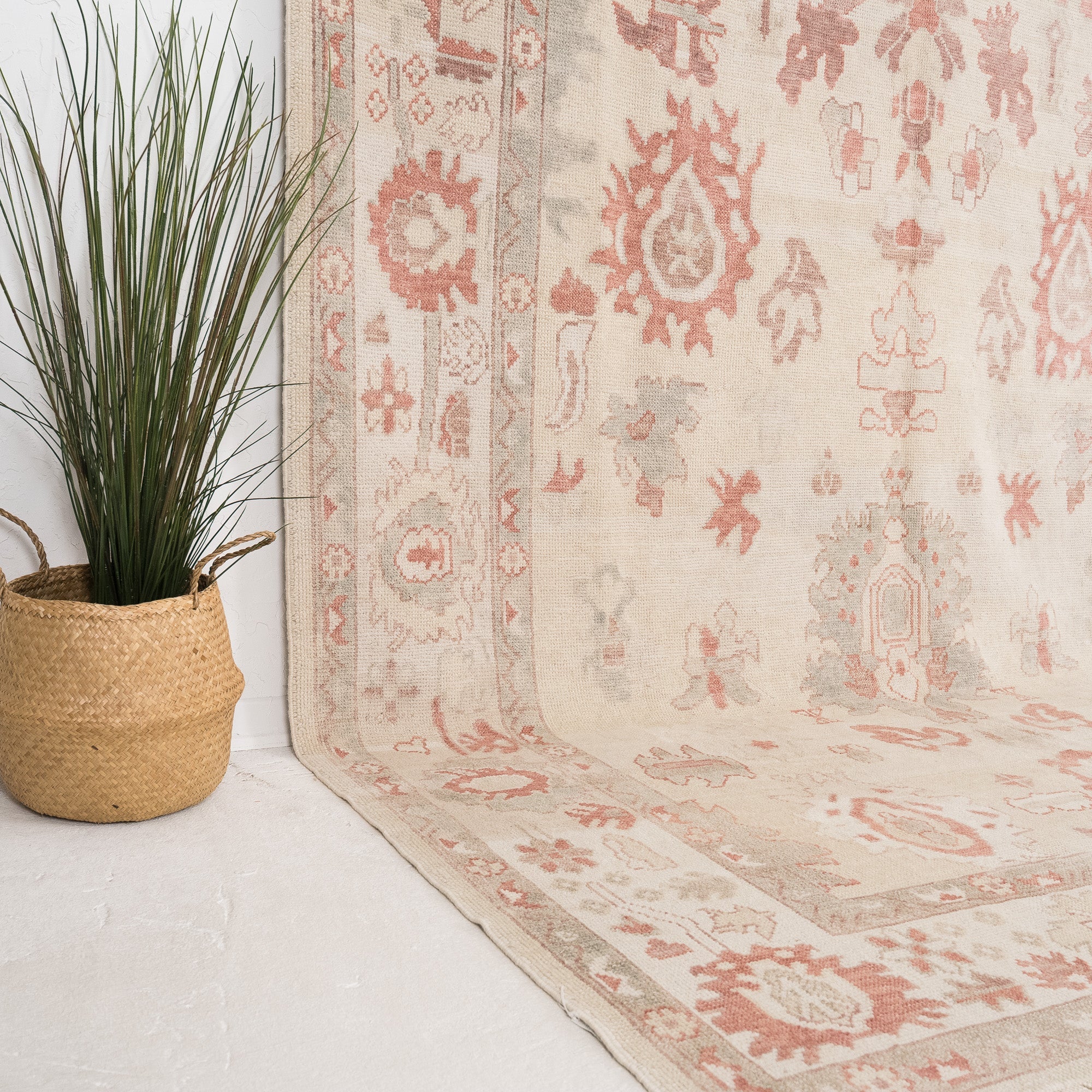 Roselyra - Vintage Turkish Area Rug