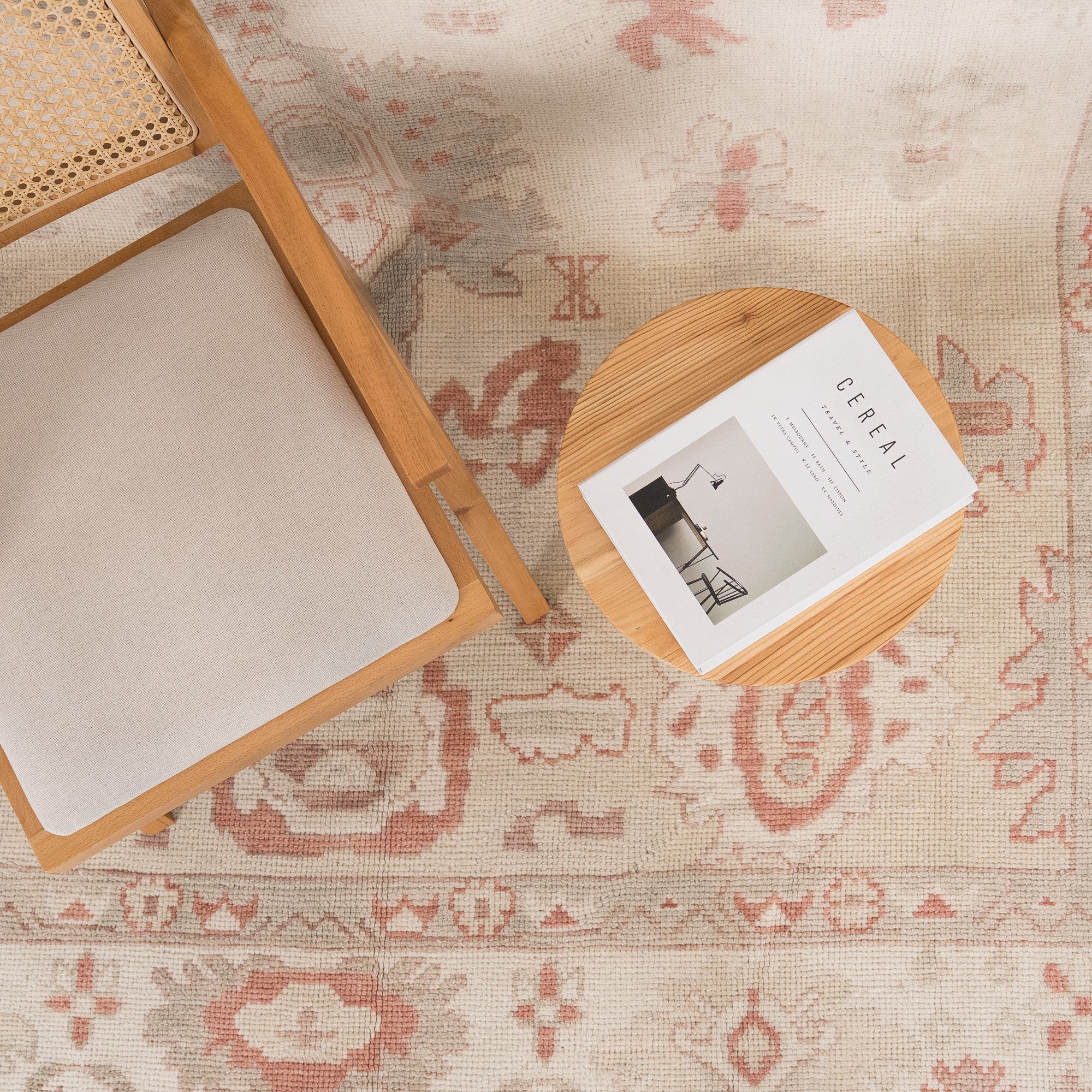 Roselyra - Vintage Turkish Area Rug