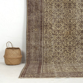 Authentic 7x10 area rug from turkish, in subtle beige tones