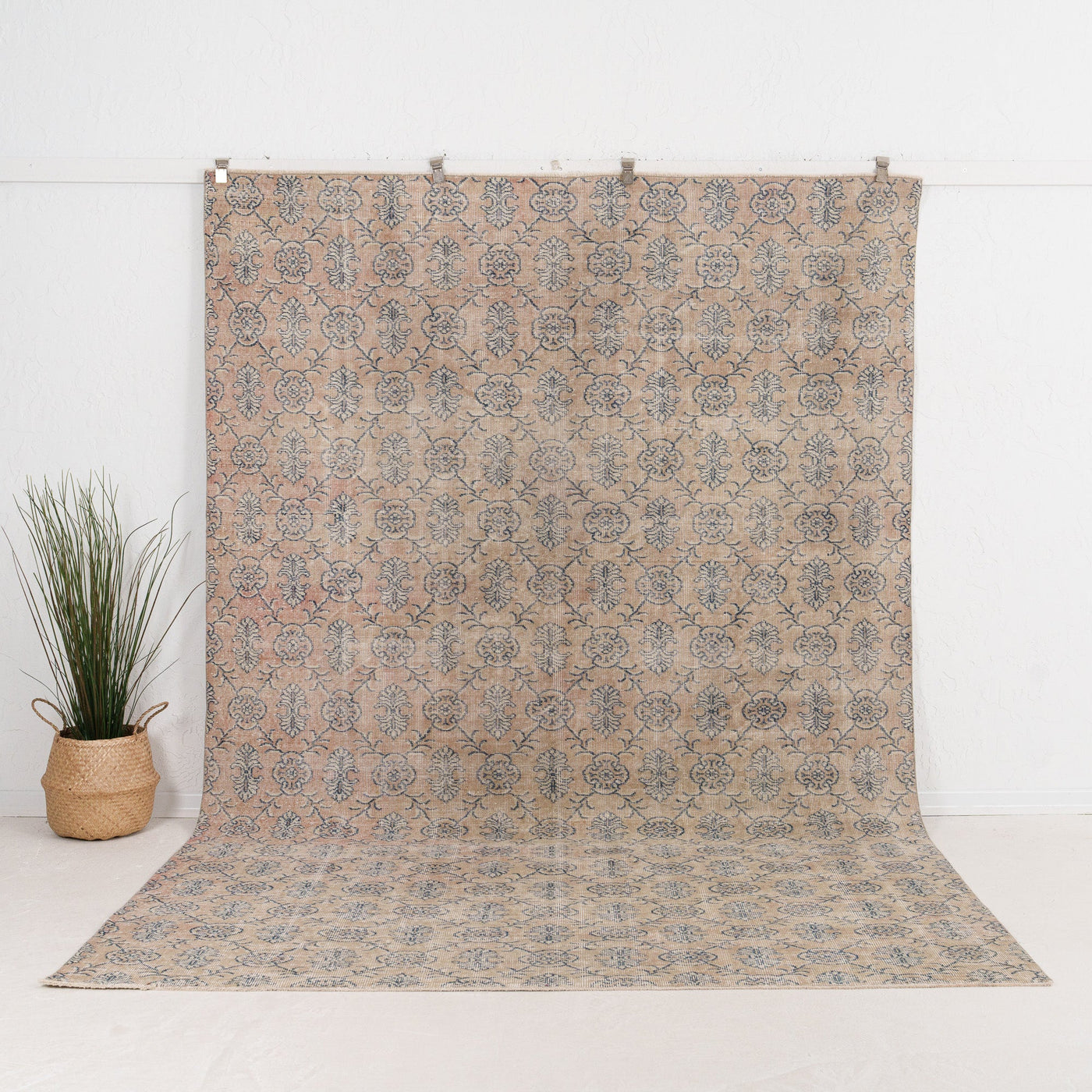 Large Blue Antique Rug