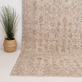 Large Pink Antique Rug