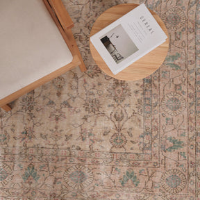 7x10 Beige Turkish Rug