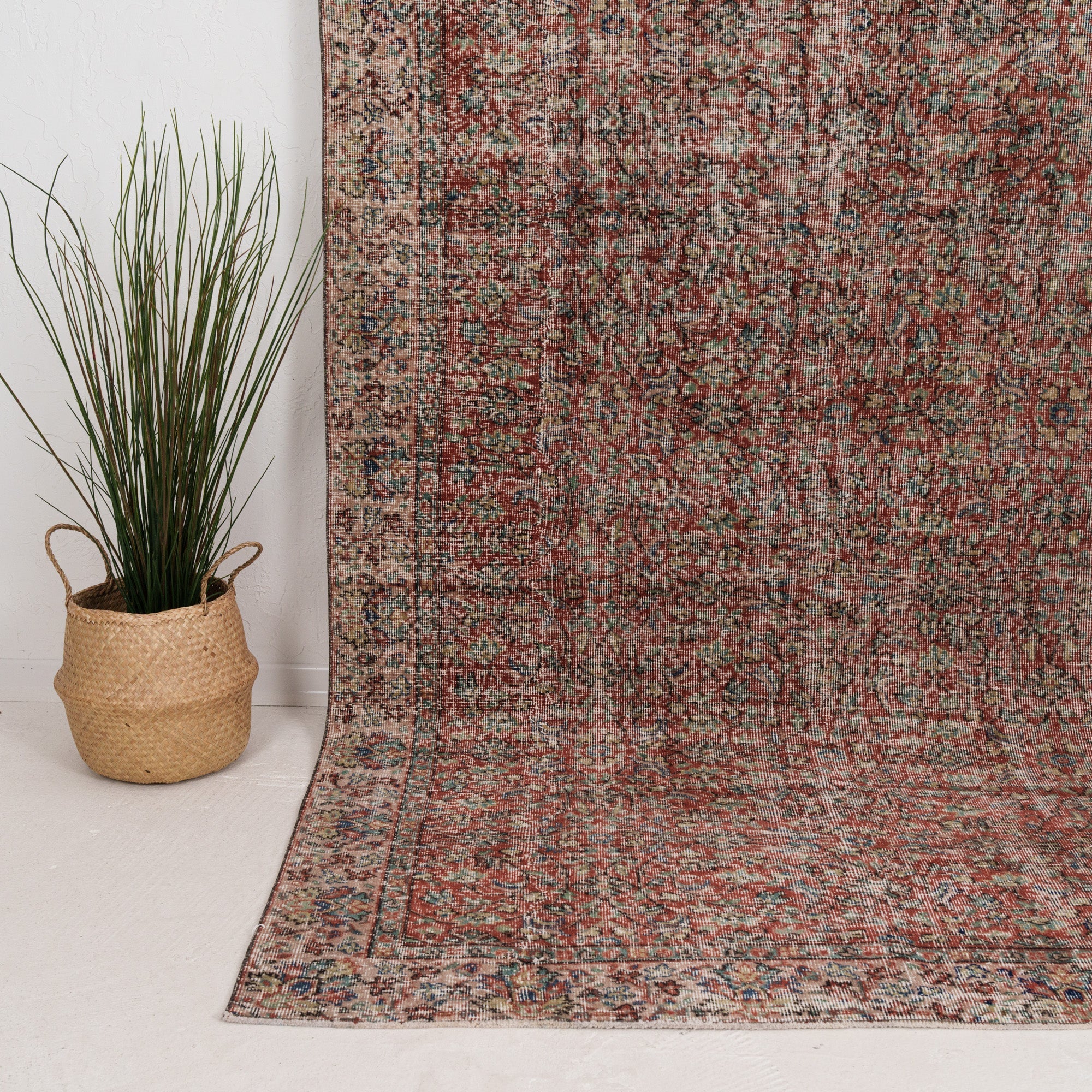 Medium Green Antique Rug